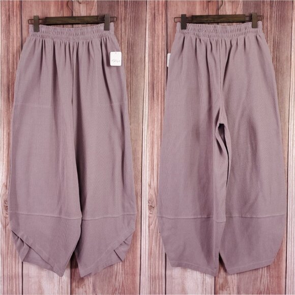 NWT Free People Beach Leo Pants Womens Size Small Slouchy Taupe $70 OB1363086 - Picture 1 of 12